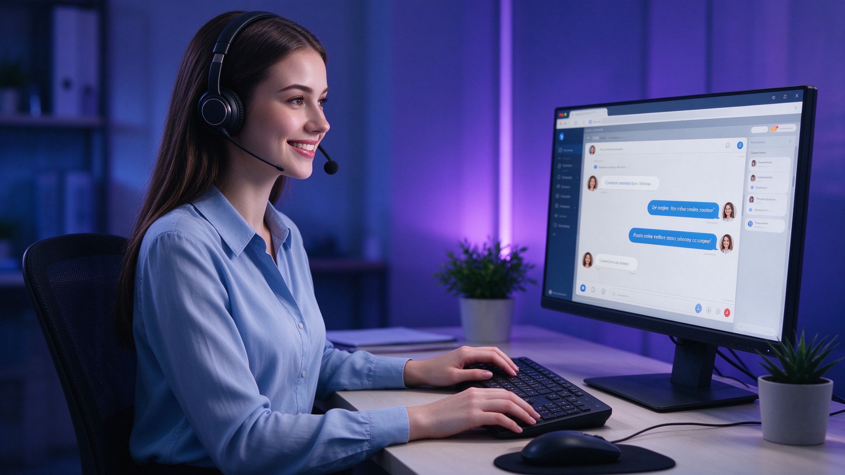 客服在线接待